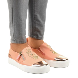 Tênis clássico rosa A-89 Tênis clássico rosa A-89