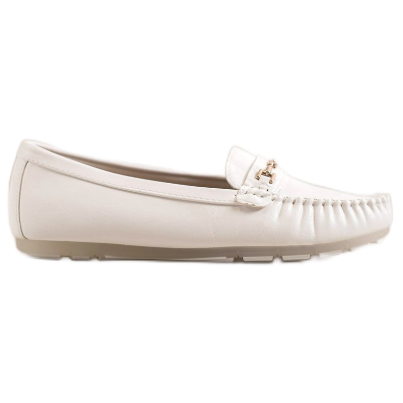 Fama Mocassins elegantes branco