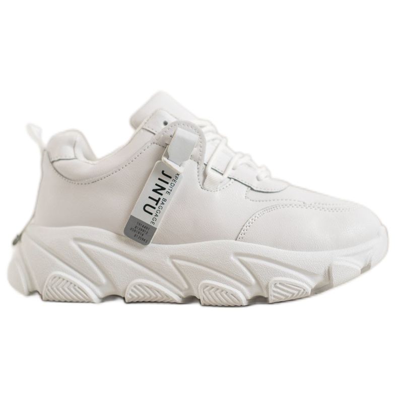 Bella Paris Tênis branco com cordões