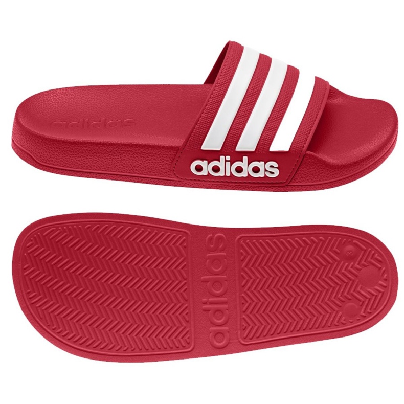 Chinelos Adidas Adilette Shower K EG1895 vermelho