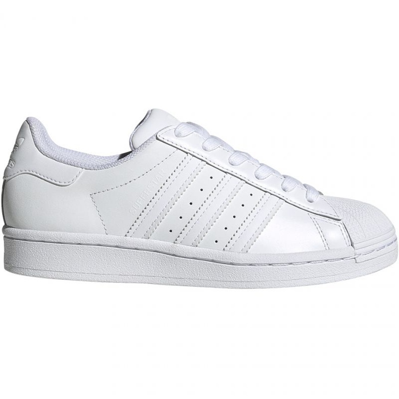 Sapatos infantis brancos Adidas Superstar J EF5399