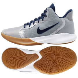Sapatos Nike Precision Iii M AQ7495-008 cinza cinza