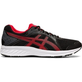 Tênis de corrida Asics Jolt 2 M 1011A167-005 preto vermelho