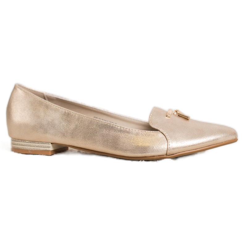 Goodin Bailarinas douradas brilhantes dourado