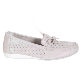 Goodin Sapatos de couro com arco marrom