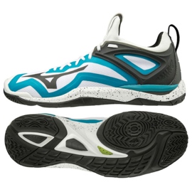 Tênis de handebol Mizuno Wave Mirage 3 M X1GA195085 multicolorido azul