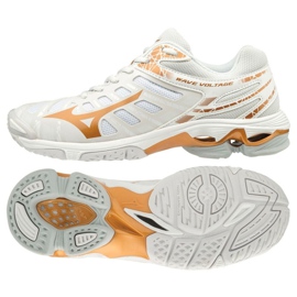 Tênis de vôlei Mizuno Wave Voltage W V1GC196052 multicolorido branco