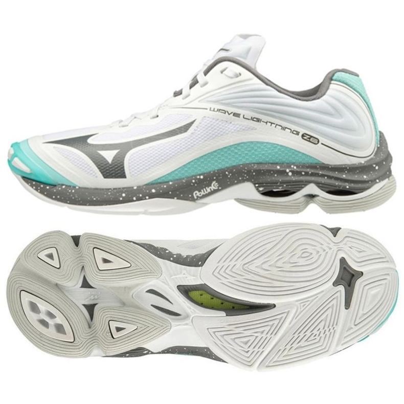 Tênis de voleibol Mizuno Wave Lightning Z6 W V1GC200085 branco branco