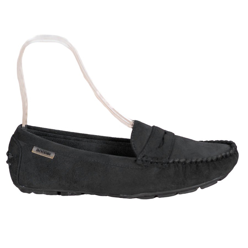 Goodin Mocassins têxteis clássicos preto