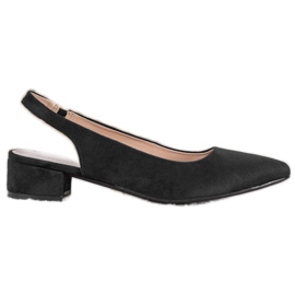 Goodin Bombas com calcanhar descoberto preto