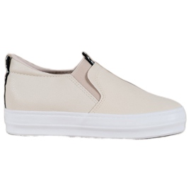 Bona Sapatos Creme Deslizante marrom
