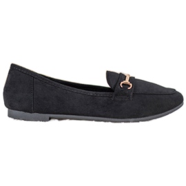 Bestelle Mocassins elegantes com ornamentos preto
