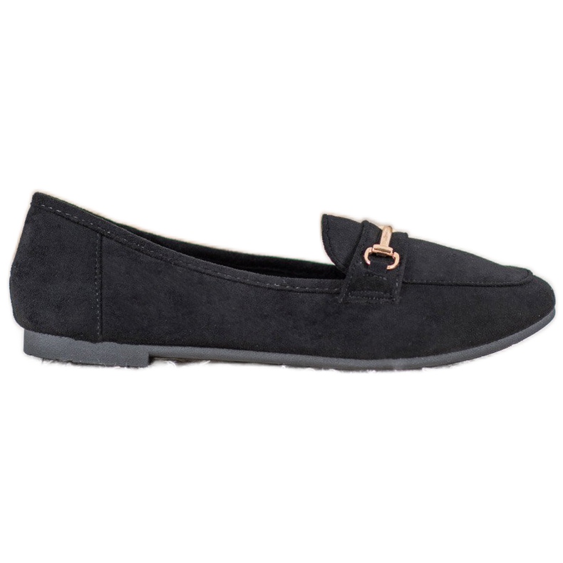 Bestelle Mocassins elegantes com ornamentos preto
