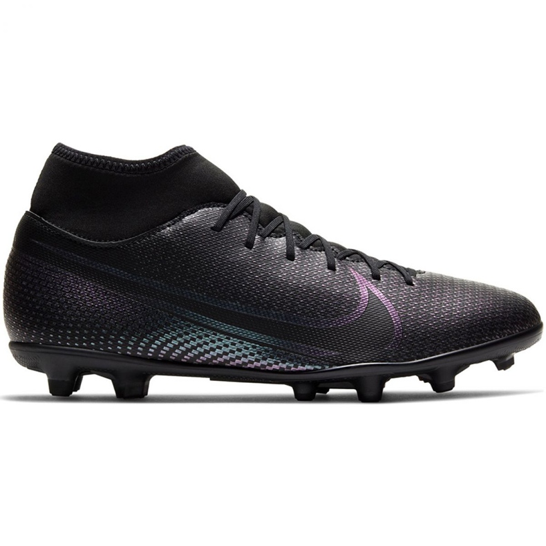 Chuteiras Nike Mercurial Superfly 7 Club FG / MG M AT7949-010 multicolorido preto Chuteiras Nike Mercurial Superfly 7 Club FG / MG M AT7949-010 multicolorido preto