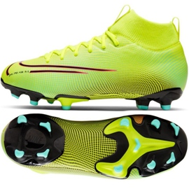Chuteiras de futebol Nike Mercurial Superfly 7 Academy Mds FG / MG Jr BQ5409-703 amarelo amarelo