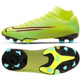 Chuteiras de futebol Nike Mercurial Superfly 7 Academy Mds FG / MG M BQ5427-703 amarelo amarelo
