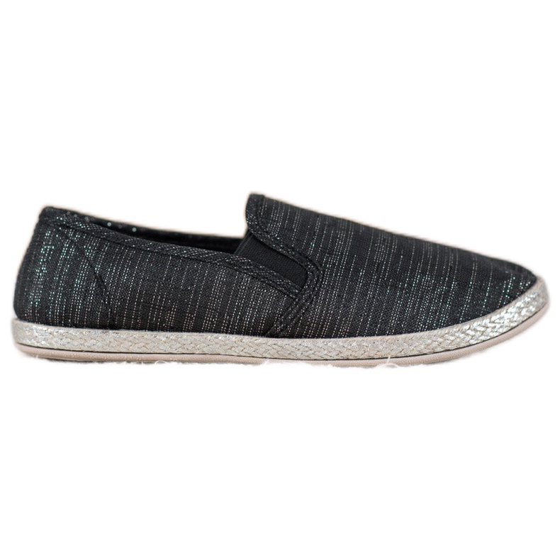 SHELOVET Slipons confortáveis preto