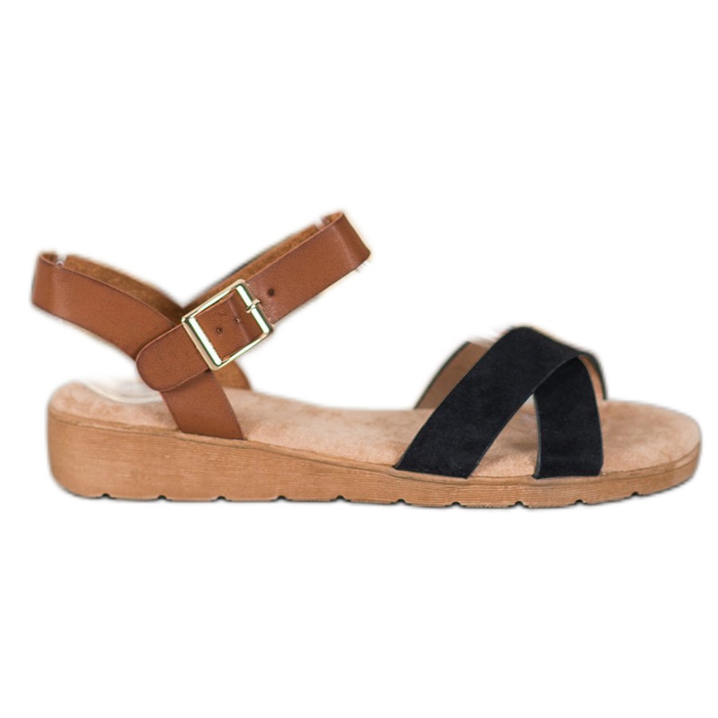 SHELOVET Sandálias elegantes preto