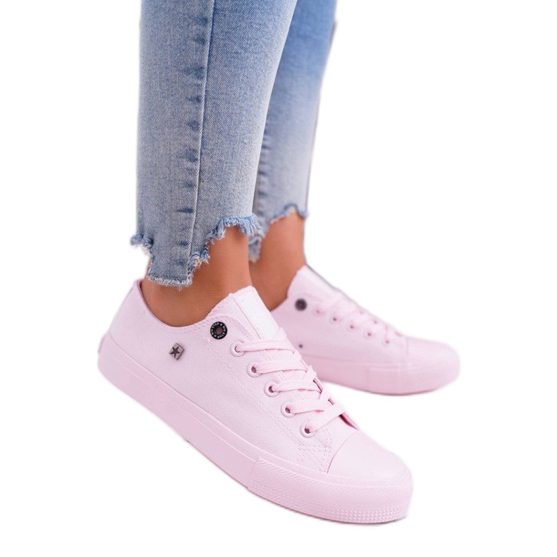 Tênis feminino rosa Big Star AA274028SS19