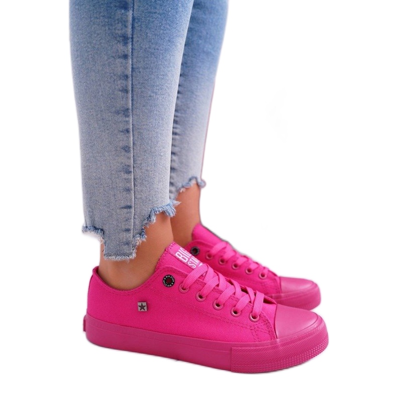 Tênis feminino rosa Big Star AA274013