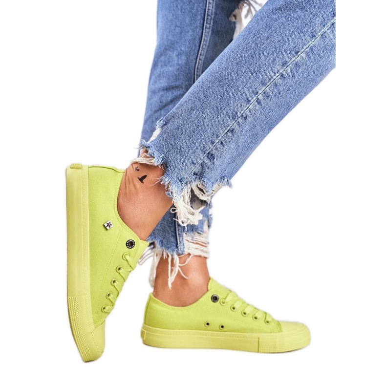 Tênis feminino amarelo Big Star AA274012