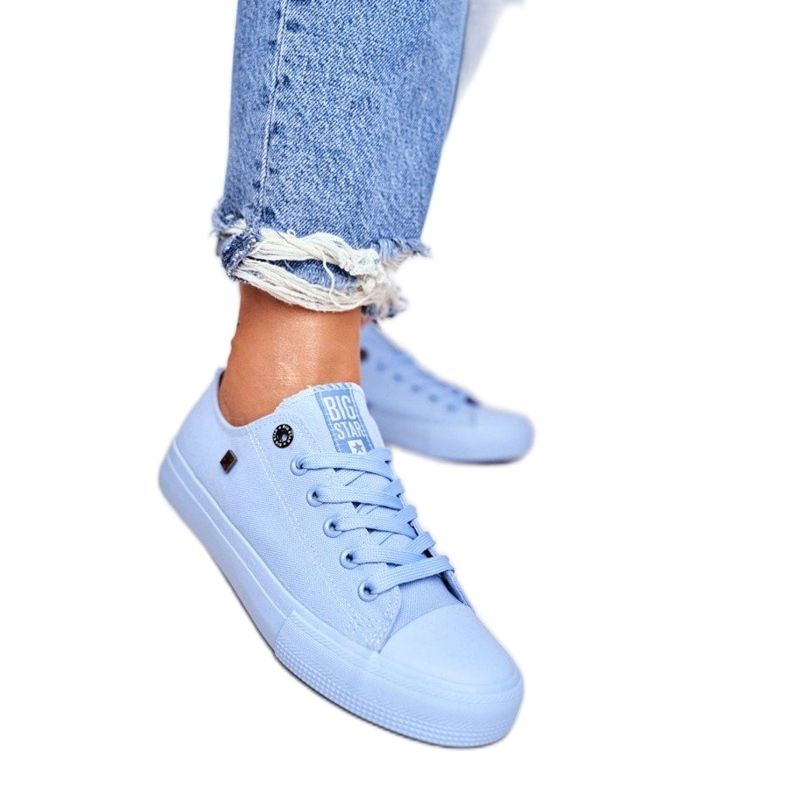Tênis femininos azuis Big Star AA274029 azul