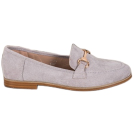 Seastar Sapatos Slip-On Elegantes cinza