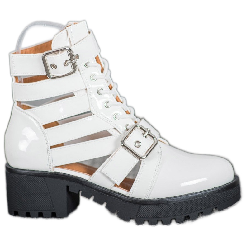 Seastar Botas Laquered Fashion branco