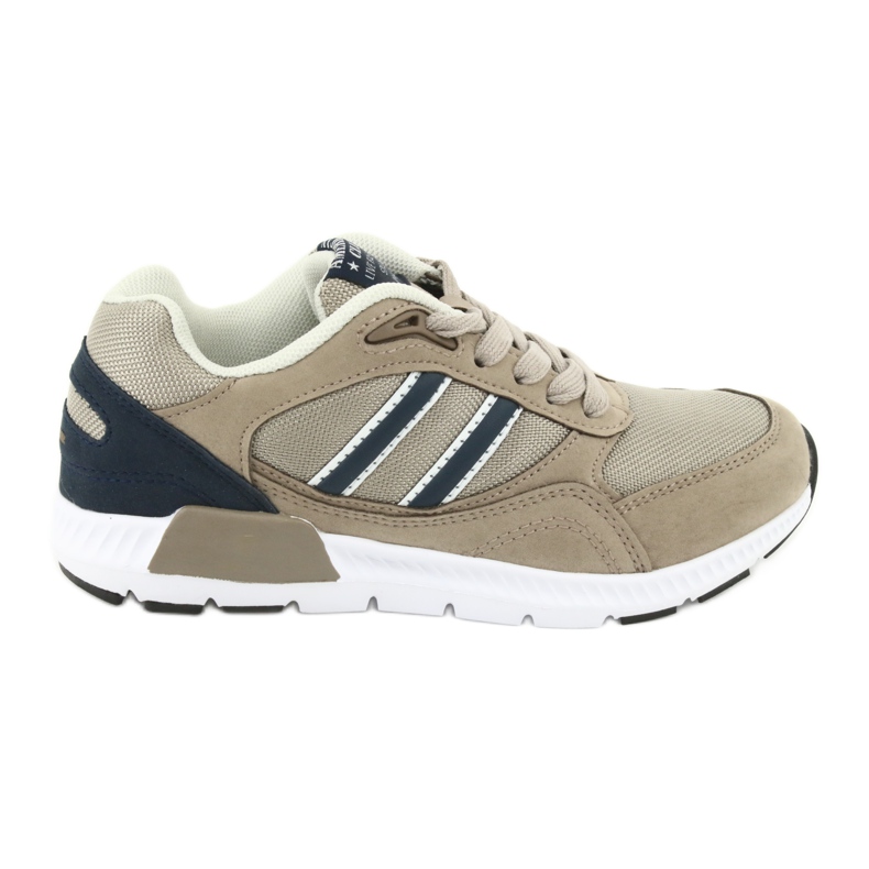 American Club Sapatos bege esportivos infantis BS10