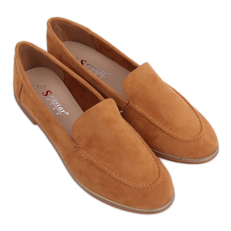 Mocassins camelo feminino T359P Camel castanho