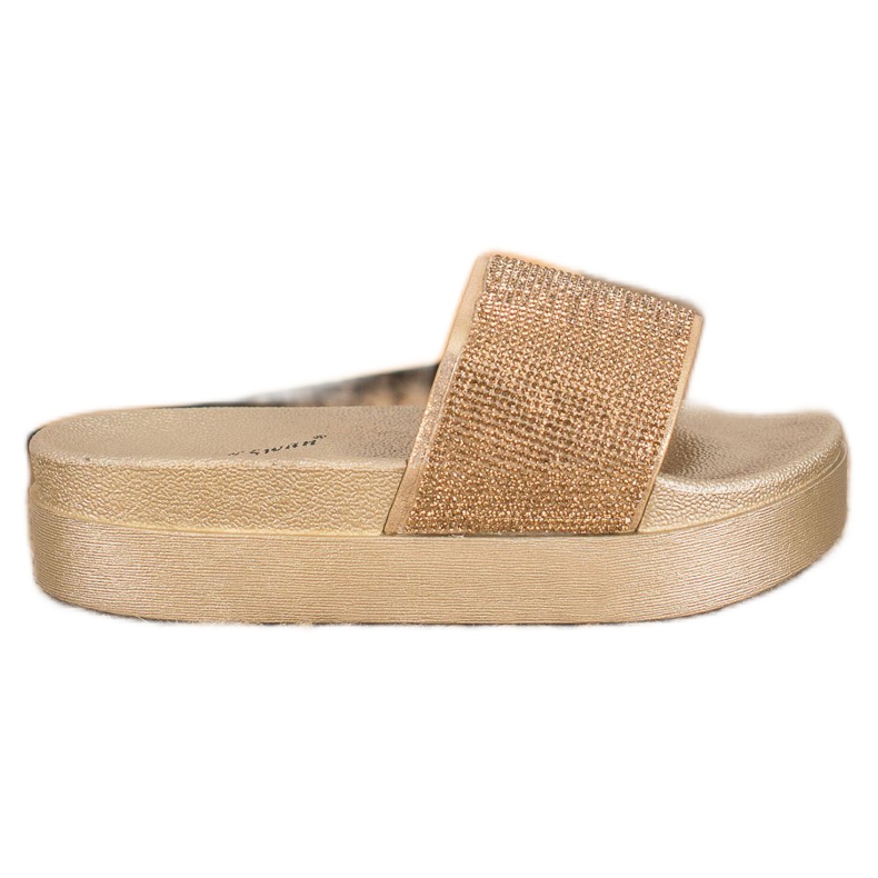 SHELOVET Chinelos na plataforma amarelo