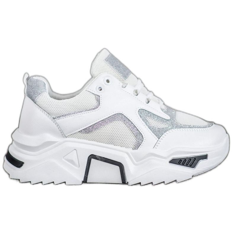 Seastar Tênis elegantes com brilho branco multicolorido Seastar Tênis elegantes com brilho branco multicolorido