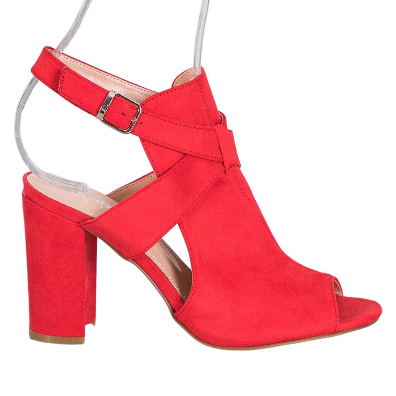 Seastar Sandálias elegantes em um bar vermelho