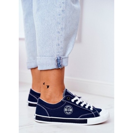 Tênis feminino azul marinho Big Star FF274229