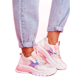 SEA Sapatos esportivos rosa LA82 multicolorido