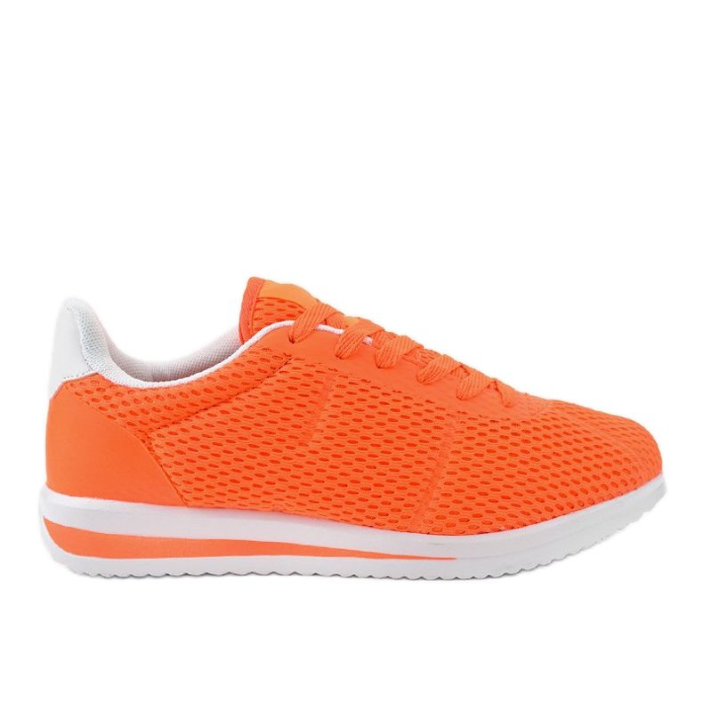 Sapatos esportivos femininos laranja fluo FXZ32-4