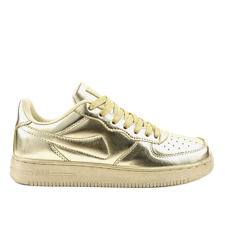 Calçados Esportivos Brilhantes Dourados B731-37