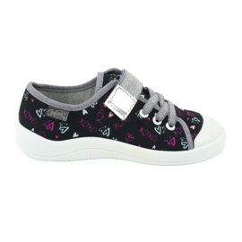Calçados infantis Befado 251Q142 preto cinza Calçados infantis Befado 251Q142 preto cinza