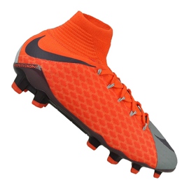 Tênis Nike Wmns Hypervenom Phatal 3 Df Fg W 881546-058 multicolorido laranja