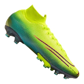 Sapato Nike Superfly 7 Elite Mds AG-Pro M CK0012-703 multicolorido amarelo