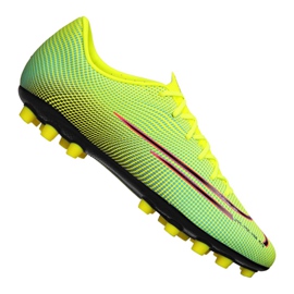Sapato Nike Vapor 13 Academy Mds Ag M CJ1291-703 multicolorido amarelo