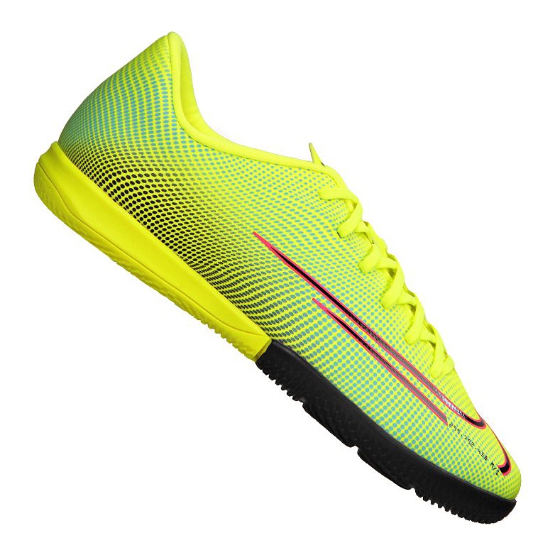 Sapato Nike Vapor 13 Academy Mds Ic Jr CJ1175-703 multicolorido amarelos