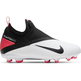 Chuteiras de futebol Nike Phantom Vsn 2 Academy Df FG / MG Jr CD4059-106 branco branco