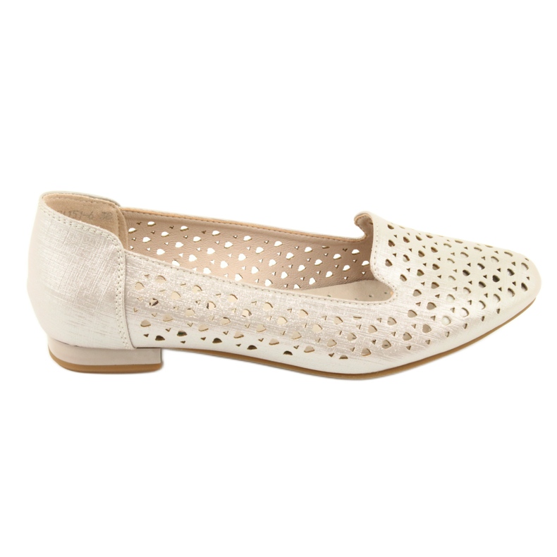 M.Daszyński Lords golden ballerinas Daszyński SA151 castanho cinza M.Daszyński Lords golden ballerinas Daszyński SA151 castanho cinza