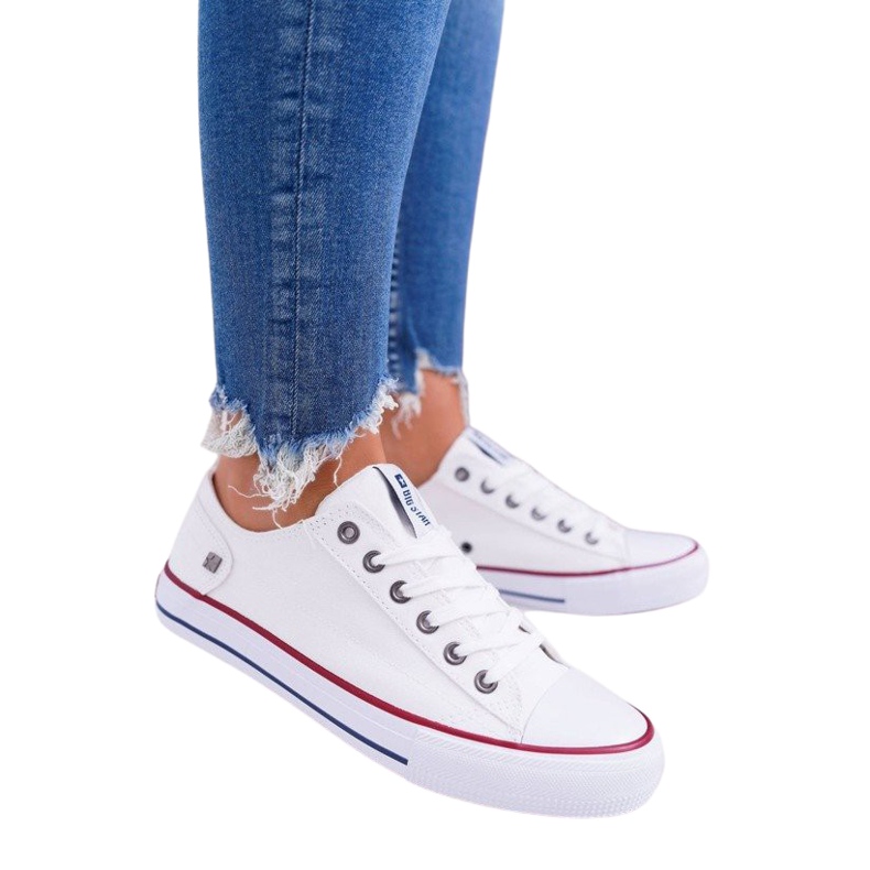 Tênis feminino Big Star Rubber Toe Branco DD274336