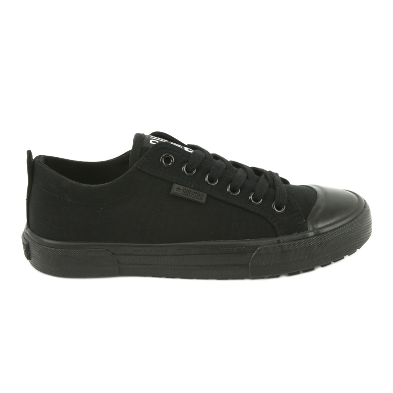 Big Star FF274A080 tênis negros femininos Black Sneakers preto