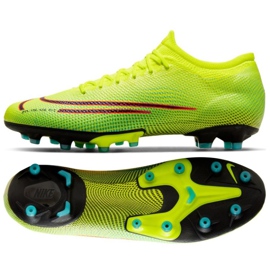 Chuteiras Nike Mercurial Vapor 13 Pro Mds Ag Pro M CJ9981-703 multicolorido amarelo