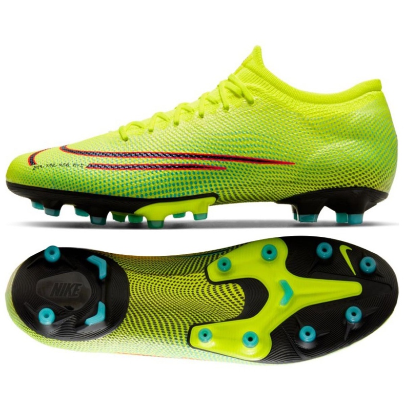 Chuteiras Nike Mercurial Vapor 13 Pro Mds Ag Pro M CJ9981-703 multicolorido amarelo