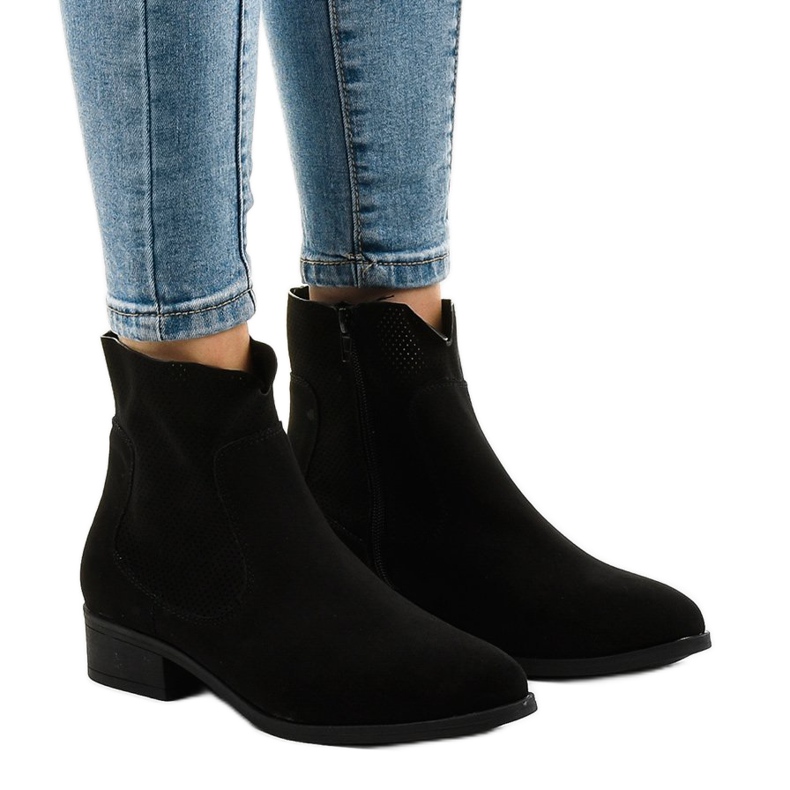 Botas de cowboy pretas 22M preto