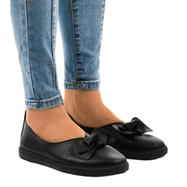 Tênis de encaixe preto 8895-1